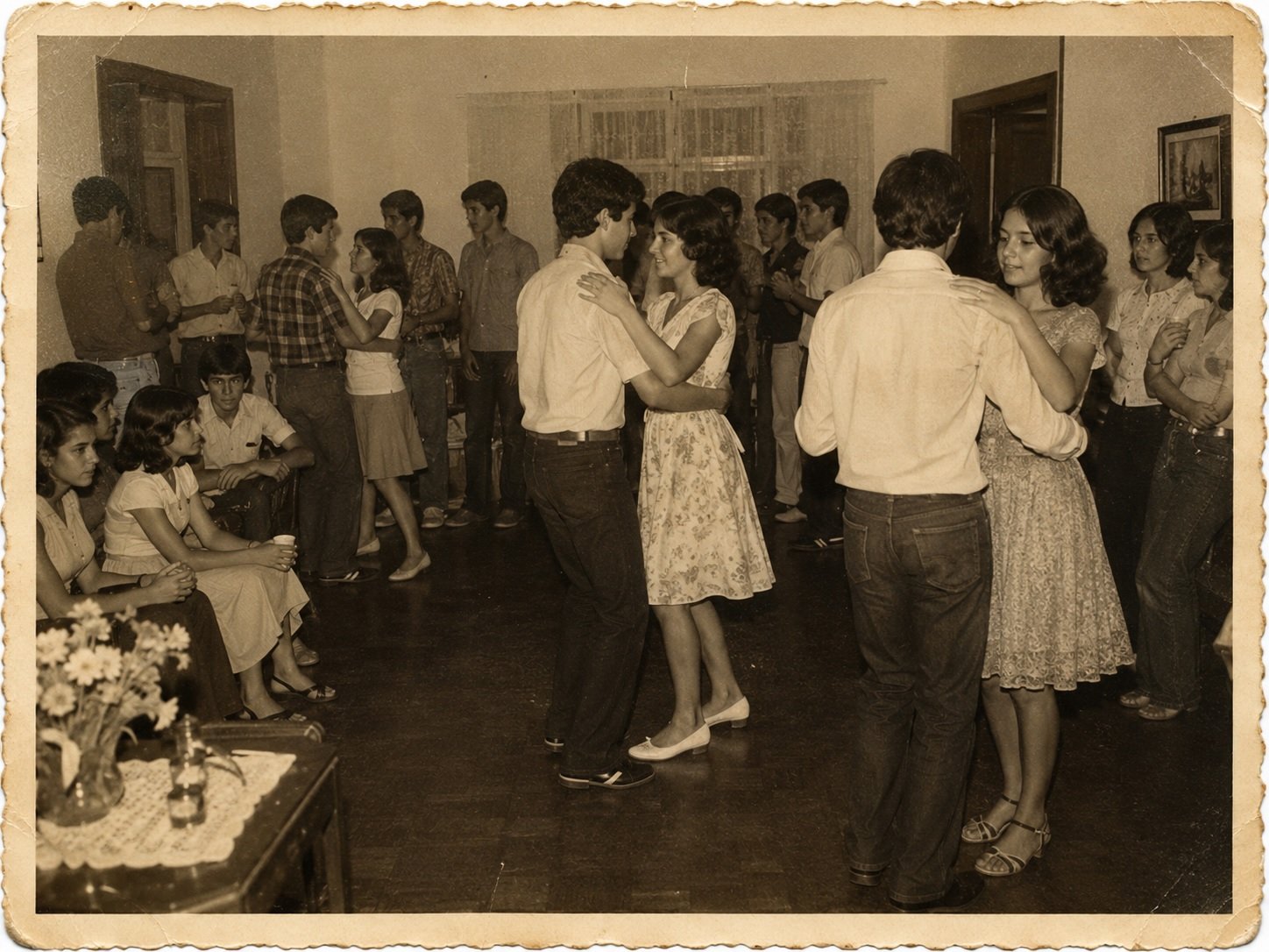 Bailinho de bairro, lembrando as festas da juventude